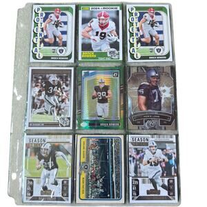Oakland / Las Vegas Raiders Set of 9